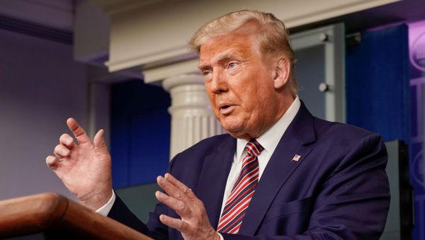 U.S. President Donald Trump speaks to reporters during a news conference inside the James S. Brady Briefing Room at the White House in Washington, U.S. September 27, 2020 - Sputnik International