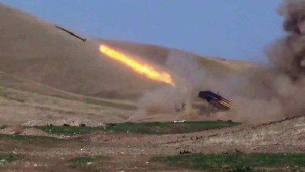 The Armed Forces of Azerbaijan are fighting in Nagorno-Karabakh - Sputnik International