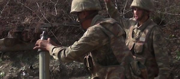 The Armed Forces of Azerbaijan are fighting in Nagorno-Karabakh - Sputnik International