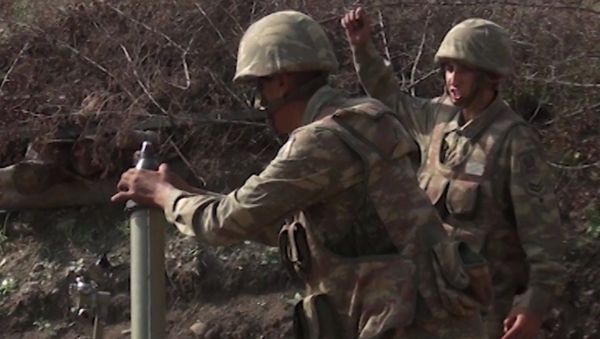 The Armed Forces of Azerbaijan are fighting in Nagorno-Karabakh The Armed Forces of Azerbaijan are fighting in Nagorno-Karabakh - Sputnik International