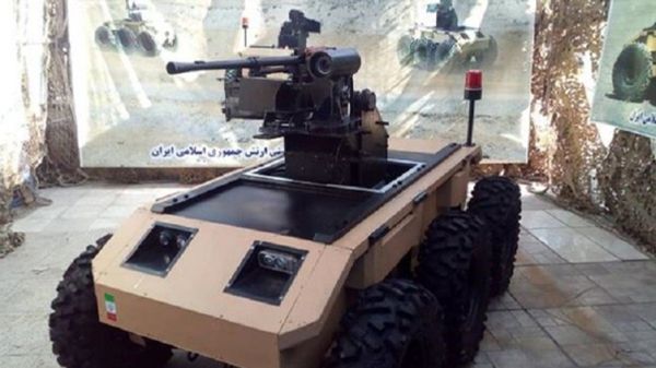 The Caracal military robot is put on display during a ceremony in Tehran on September 27, 2020   - Sputnik International