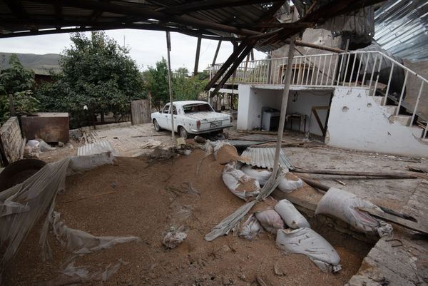 Destruction and Shrapnel in Nagorno Karabakh After Large-Scale Hostilities in the Region Destruction and Shrapnel in Nagorno Karabakh After Large-Scale Hostilities in the Region - Sputnik International