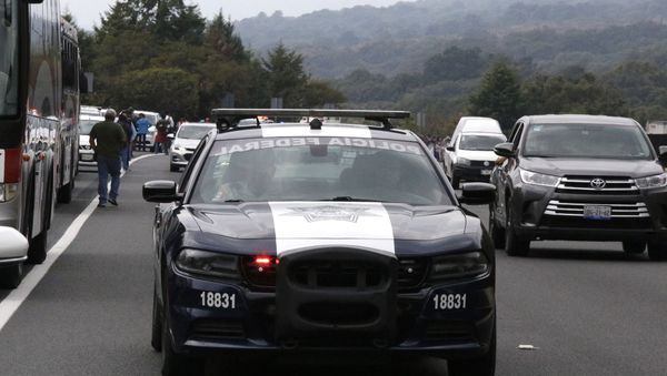 A Mexican federal police patrol car - Sputnik International