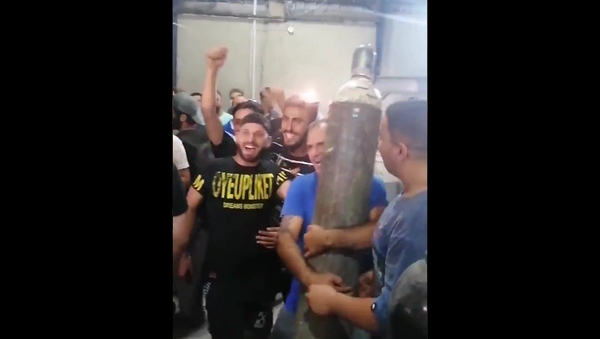 A factory in southern Beirut, Lebanon, that Israeli Prime Minister Benjamin Netanyahu claimed housed a Hezbollah missile depot is visited by reporters on September 29, 2020, who discover it is a factory for making iron gas canisters. - Sputnik International