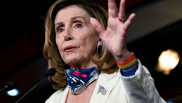 U.S. House Speaker Nancy Pelosi participates in a news conference at the U.S. Capitol in Washington, U.S. October 1, 2020. - Sputnik International
