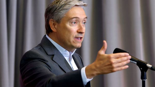 Canada's Minister of Foreign Affairs Francois-Philippe Champagne speaks to media at a cabinet retreat in Ottawa, Ontario, Canada September 14, 2020.  - Sputnik International