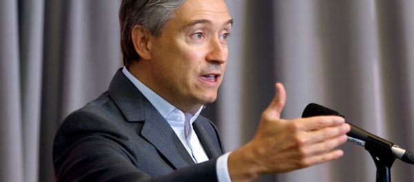 Canada's Minister of Foreign Affairs Francois-Philippe Champagne speaks to media at a cabinet retreat in Ottawa, Ontario, Canada September 14, 2020. Canada's Minister of Foreign Affairs Francois-Philippe Champagne speaks to media at a cabinet retreat in Ottawa, Ontario, Canada September 14, 2020. - Sputnik International