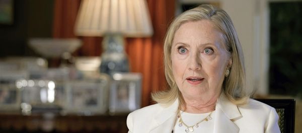 In this image from video, former Secretary of State Hillary Clinton speaks during the third night of the Democratic National Convention on Wednesday, Aug. 19, 2020 - Sputnik International