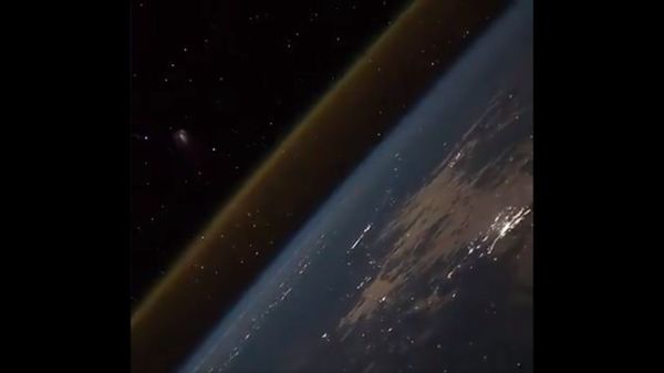 Rocket launch from earth as seen by the International Space Station - Sputnik International