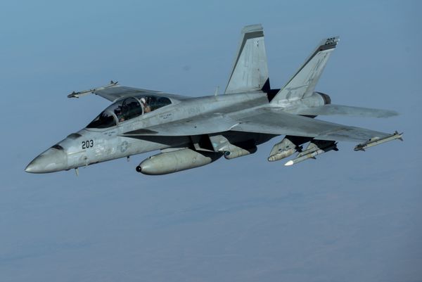 Pentagon Reveals Super Hornet Fighters Patrolling Middle East With Stealth-Spotting Infrared Sensors - Sputnik International