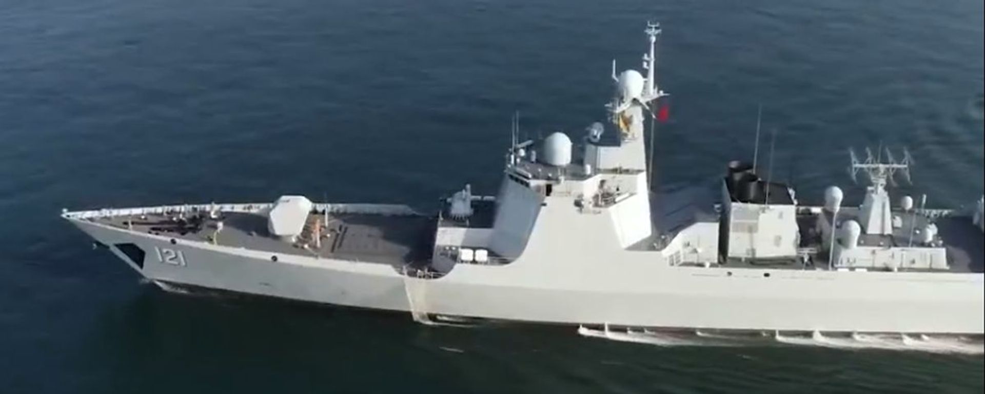Chinese Navy destroyer (Hull 121) conducts exercises featuring main gun shooting and damage control in October 2020 - Sputnik International, 1920, 23.05.2024