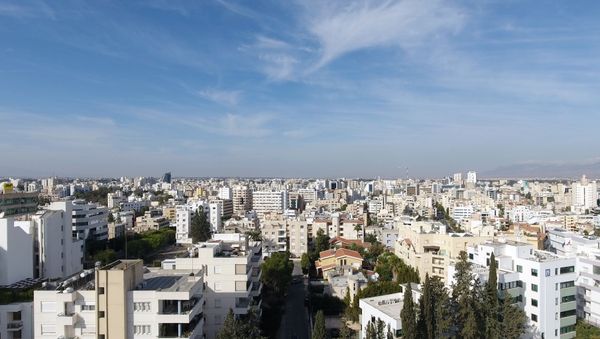 This file photo taken on November 9, 2016 shows an aerial view of the Cypriot capital Nicosia. - Cyprus said on October 13, 2020 it will scrap its citizenship scheme for foreign investors next month over alleged abuses uncovered in a television programme.  - Sputnik International