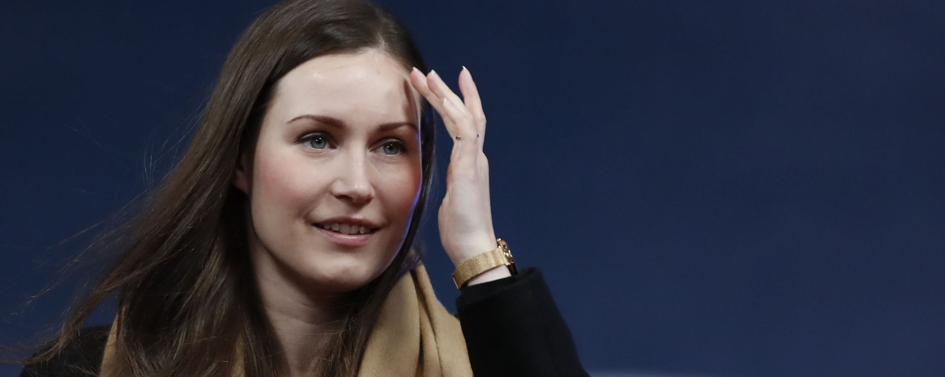 Finnish Prime Minister Sanna Marin arrives for an EU summit in Brussels, Friday, 13 December 2019. Finnish Prime Minister Sanna Marin arrives for an EU summit in Brussels, Friday, 13 December 2019. - Sputnik International, 1920, 19.03.2021