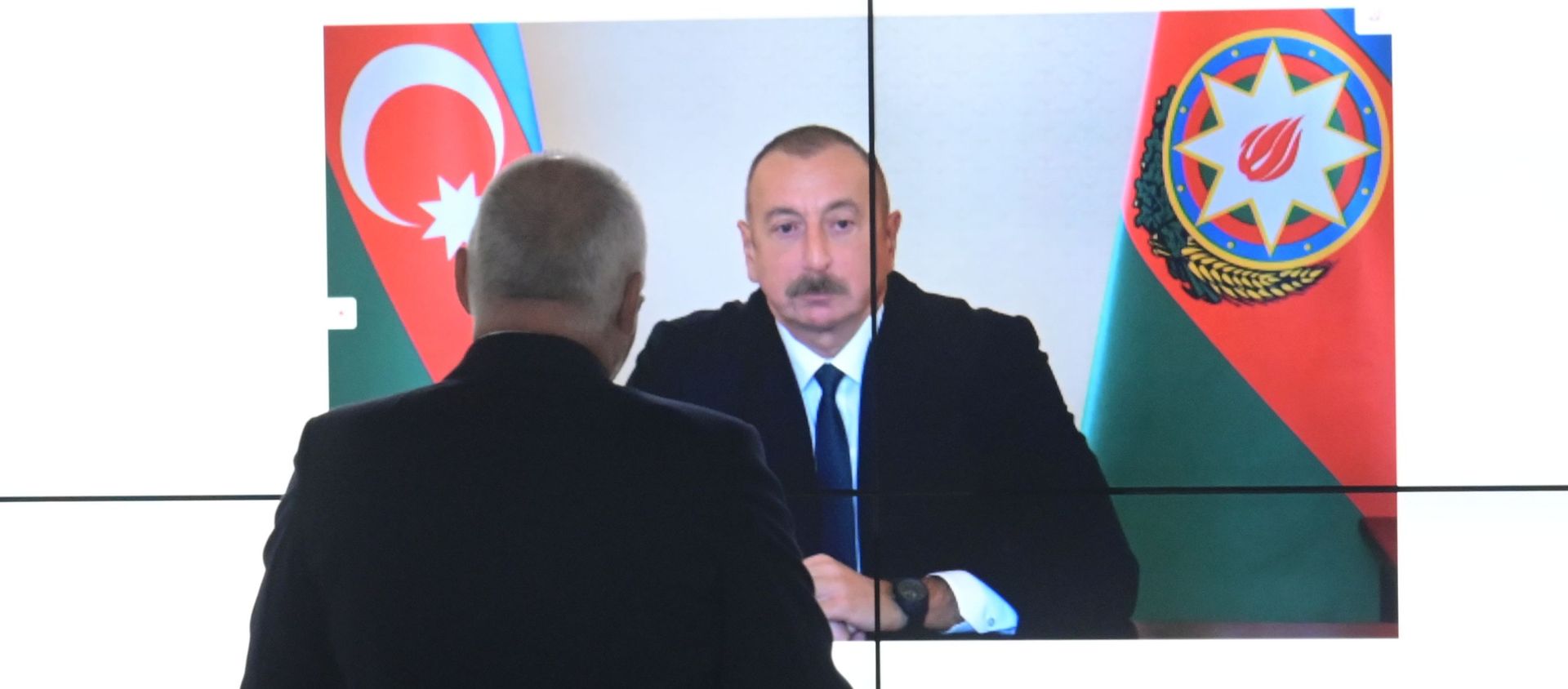 Azerbaijani President Aliyev during exclusive interview with Sputnik Azerbaijani President Aliyev during exclusive interview with Sputnik - Sputnik International, 1920, 15.10.2020