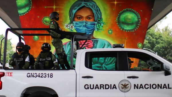 A mural in honor to health workers is pictured under a bridge as the coronavirus disease (COVID-19) outbreak continues, in Mexico City, Mexico September 24, 2020. A mural in honor to health workers is pictured under a bridge as the coronavirus disease (COVID-19) outbreak continues, in Mexico City, Mexico September 24, 2020. - Sputnik International
