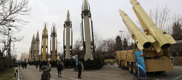 A file photo taken on February 2, 2019 shows Iranians visiting a weaponry and military equipment exhibition in the capital Tehran, organised on the occasion of the 40th anniversary of the Iranian revolution. - A longstanding UN embargo on arms sales to and from Iran expired early on October 18, 2020, in line with a 2015 landmark nuclear deal, the Iranian foreign ministry said. A file photo taken on February 2, 2019 shows Iranians visiting a weaponry and military equipment exhibition in the capital Tehran, organised on the occasion of the 40th anniversary of the Iranian revolution. - A longstanding UN embargo on arms sales to and from Iran expired early on October 18, 2020, in line with a 2015 landmark nuclear deal, the Iranian foreign ministry said. - Sputnik International