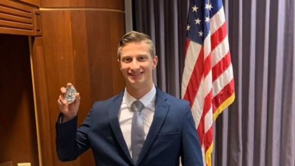 Former Lafayette Police Department (Indiana) recruit officer Joseph Zacharek. Terminated in October 2020 after Twitter user uncovered his account on the fascist online forum Iron March.   - Sputnik International