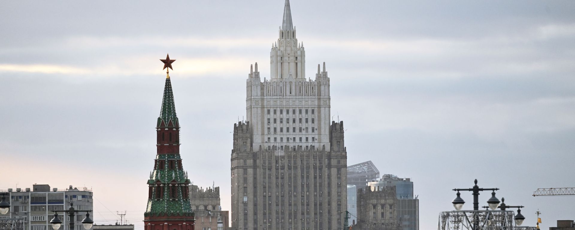 The building of the Ministry of Foreign Affairs of the Russian Federation in Moscow The building of the Ministry of Foreign Affairs of the Russian Federation in Moscow - Sputnik International, 1920, 17.02.2022