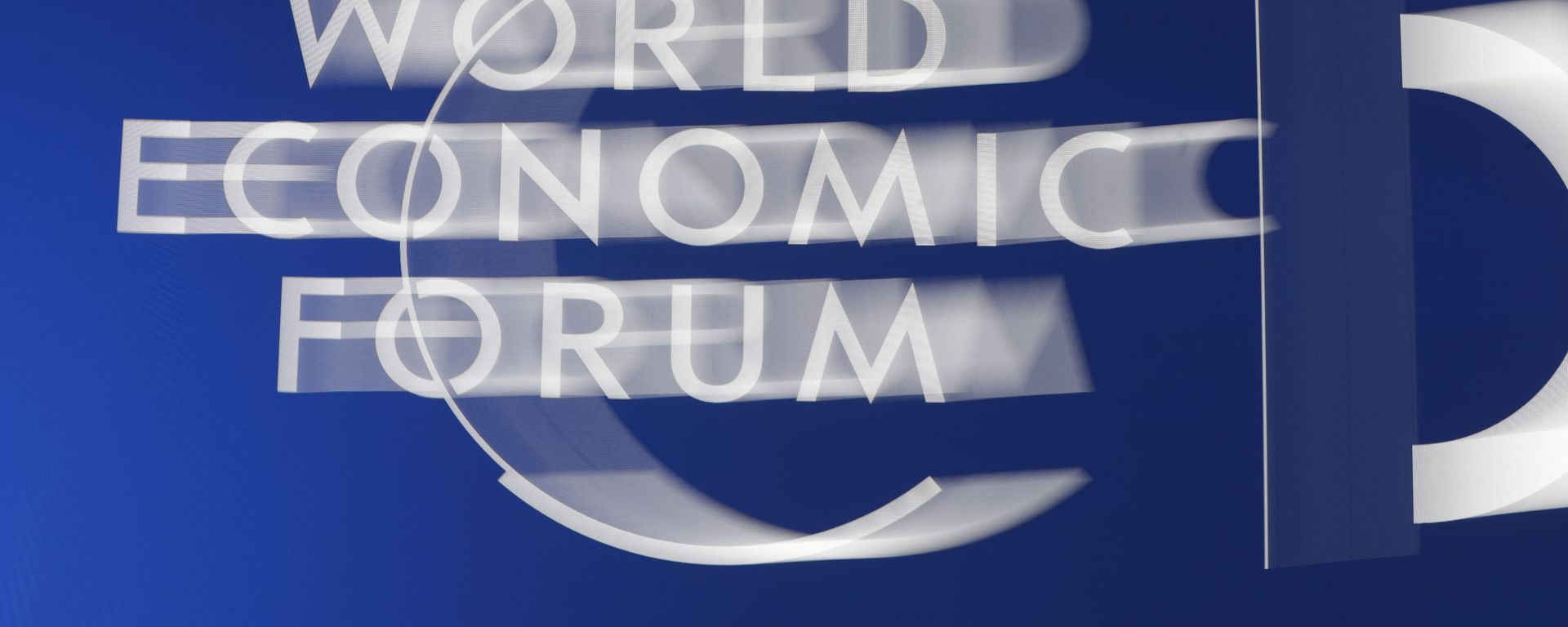The World Economic Forum logo is seen in Davos, Switzerland, Tuesday, Jan. 21, 2020. The 50th annual meeting of the forum will take place in Davos from Jan. 21 until Jan. 24, 2020. The World Economic Forum logo is seen in Davos, Switzerland, Tuesday, Jan. 21, 2020. The 50th annual meeting of the forum will take place in Davos from Jan. 21 until Jan. 24, 2020. - Sputnik International, 1920, 31.01.2021