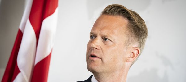 Danish Foreign Minister Jeppe Kofod addresses a press conference in Eigtved's Warehouse in Copenhagen, on July 21, 2020, on the eve of US Secretary of State Mike Pompeo's visit to Copenhagen. Danish Foreign Minister Jeppe Kofod addresses a press conference in Eigtved's Warehouse in Copenhagen, on July 21, 2020, on the eve of US Secretary of State Mike Pompeo's visit to Copenhagen. - Sputnik International