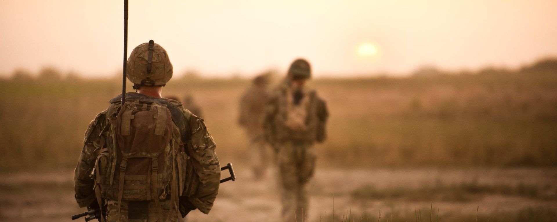 Soldiers on patrol in farmlands in Helmand Province, Afghanistan on 12 September 2011 Soldiers on patrol in farmlands in Helmand Province, Afghanistan on 12 September 2011 - Sputnik International, 1920, 04.02.2023
