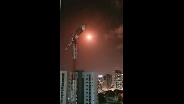 Video of the Iron Dome interceptions over Ashkelon a short while ago - Sputnik International