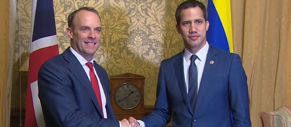 Dominic Raab meets Juan Guaido no 2 - Sputnik International
