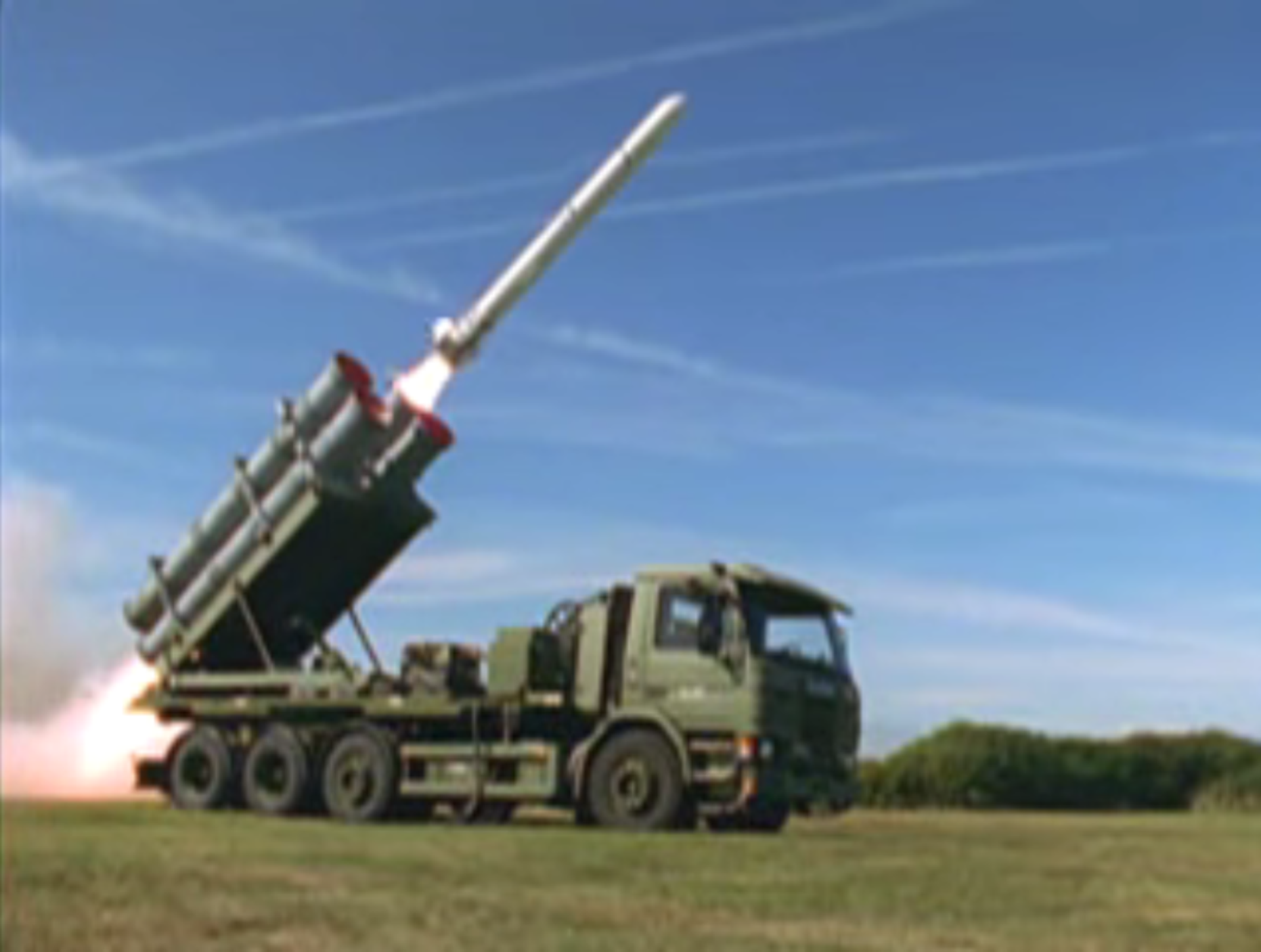 A Boeing test of a truck-mounted Harpoon Coastal Defense System in September 2000, which fires RMG-84 Harpoon anti-ship missiles - Sputnik International, 1920, 10.10.2022