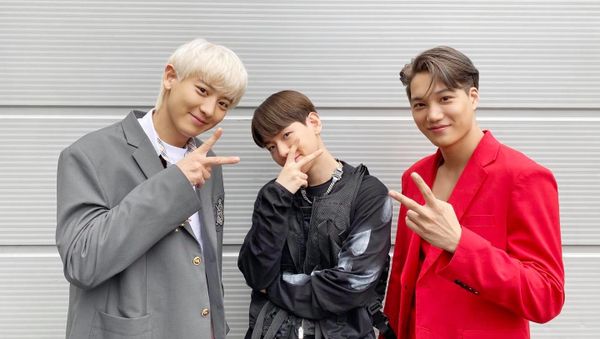 EXO's Chanyeol, Baekhyun and Kai are posing together - Sputnik International
