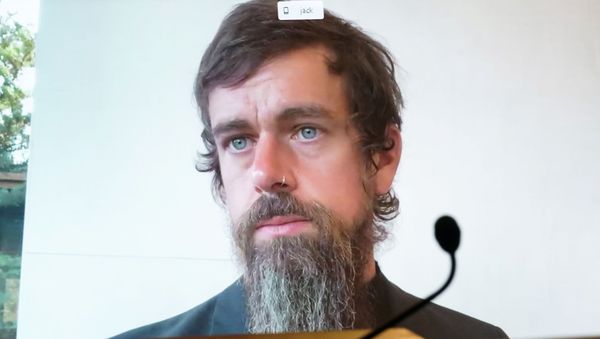 CEO of Twitter Jack Dorsey testifies remotely during the Senate Commerce, Science, and Transportation Committee hearing 'Does Section 230's Sweeping Immunity Enable Big Tech Bad Behavior?', on Capitol Hill in Washington, DC, U.S., October 28, 2020. - Sputnik International