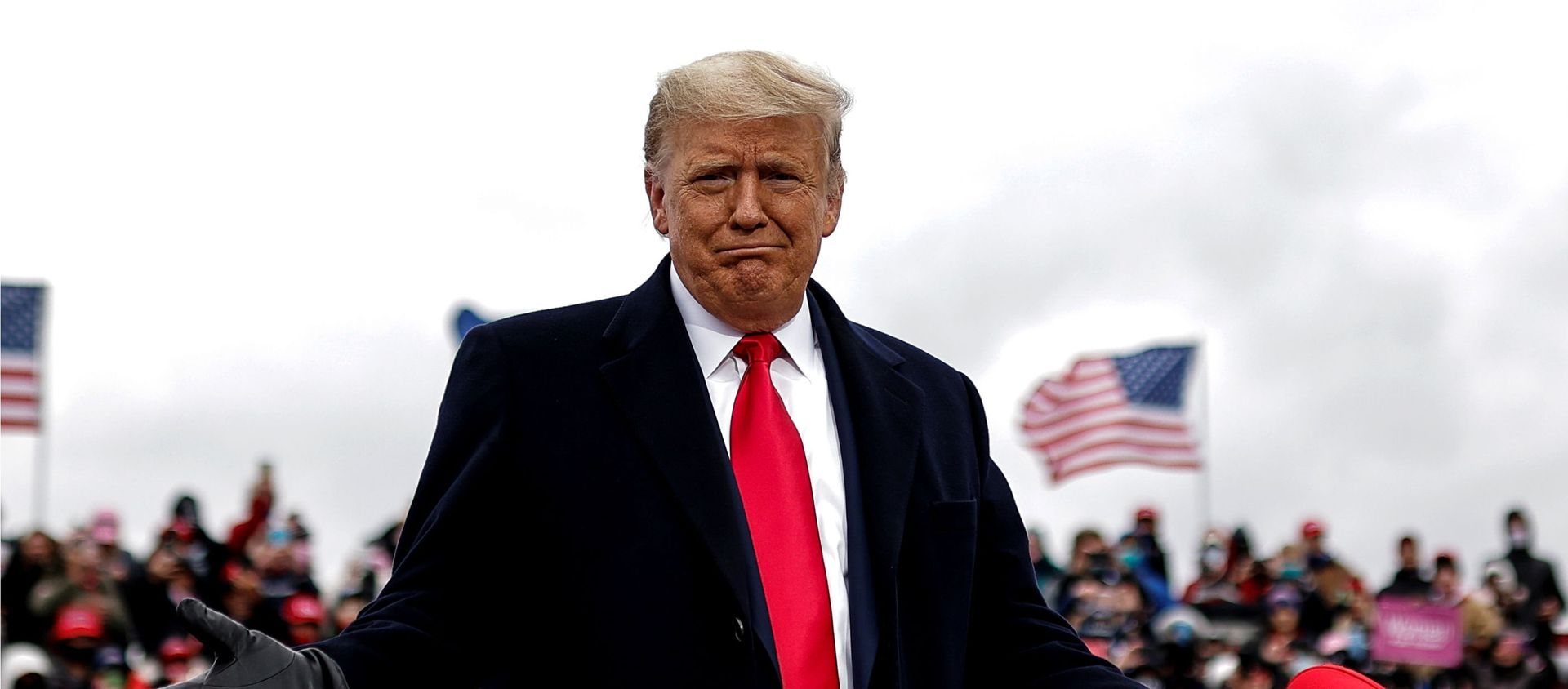 U.S. President Trump holds campaign rally in Waterford Township, Michigan - Sputnik International, 1920, 22.02.2021