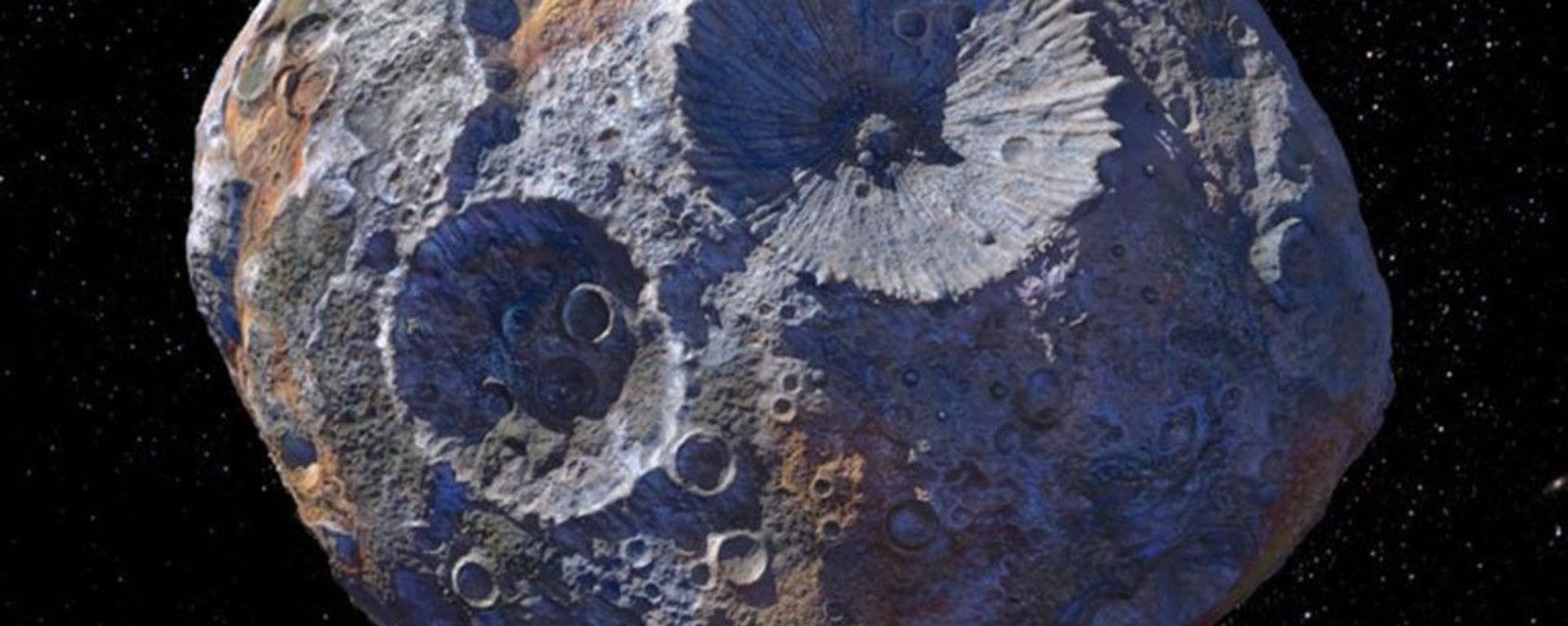 The massive asteroid 16 Psyche is the subject of a new study by SwRI scientist Tracy Becker, who observed the object at ultraviolet wavelengths. - Sputnik International, 1920, 05.06.2023