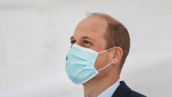 Britain's Prince William attends a groundbreaking ceremony at The Royal Marsden in Surrey, Britain October 21, 2020. - Sputnik International