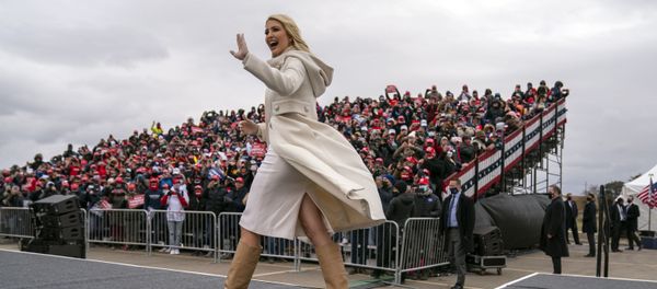 Ivanka Trump walks onstage to introduce her father, President Donald Trump at a campaign rally at Michigan Sports Stars Park, Sunday, Nov. 1, 2020, in Washington, Mich. Ivanka Trump walks onstage to introduce her father, President Donald Trump at a campaign rally at Michigan Sports Stars Park, Sunday, Nov. 1, 2020, in Washington, Mich. - Sputnik International