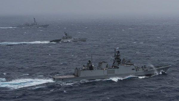 India hosts Japan, Australia, U.S. in naval exercise Malabar 2020 - Sputnik International