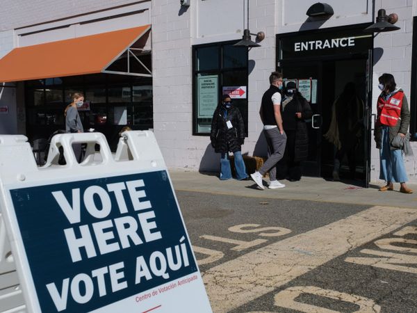 Entrance to one of the polling stations in Washington. Entrance to one of the polling stations in Washington. - Sputnik International