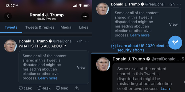 'Cancel Culture at Its Worst': Trump Slams Twitter for Flagging His Posts on US Election Fraud - Sputnik International