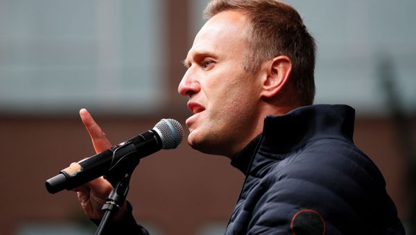 FILE PHOTO: Russian opposition leader Alexei Navalny delivers a speech during a rally to demand the release of jailed protesters, who were detained during opposition demonstrations for fair elections, in Moscow, Russia September 29, 2019 - Sputnik International