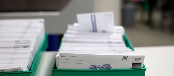 Mail-in ballots are pictured as they are counted in Lehigh County, Pennsylvania, U.S., November 4, 2020.  - Sputnik International