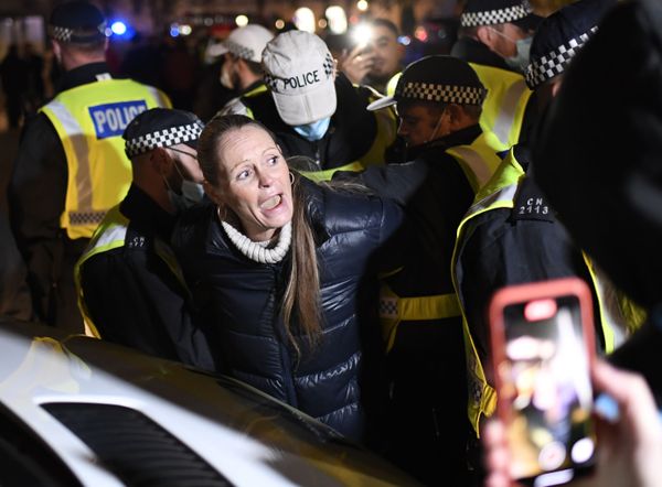 Guy Fawkes vs Quarantine: Million Mask March Held in London as People Protest Against Lockdown - Sputnik International