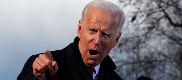 Democratic U.S. presidential candidate Joe Biden speaks to supporters at a rally after filing his declaration of candidacy papers to appear on the 2020 New Hampshire presidential primary election ballot at the State House in Concord, New Hampshire, U.S., November 8, 2019. REUTERS/Mike Segar/File Photo - Sputnik International