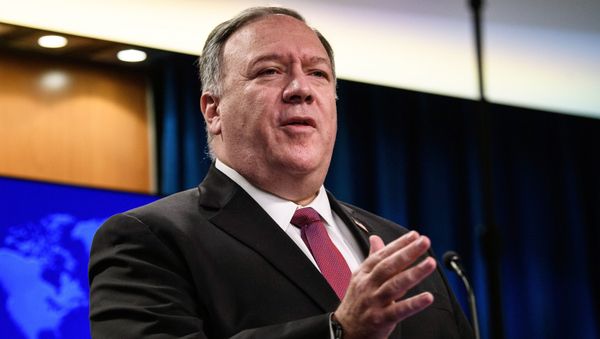 Secretary of State Mike Pompeo speaks during a news conference at the State Department in Washington, Wednesday, 21 October 2020. - Sputnik International