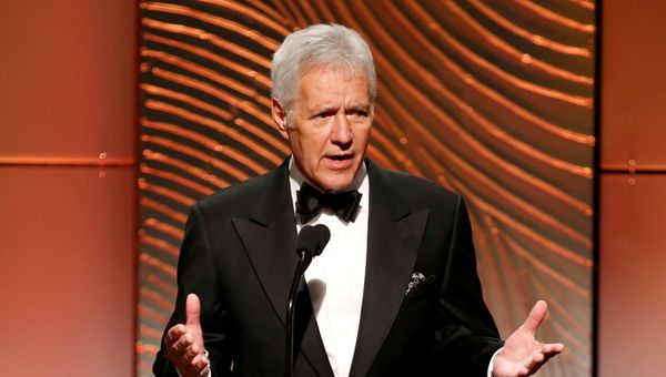 Jeopardy television game show host Alex Trebek speaks on stage during the 40th annual Daytime Emmy Awards in Beverly Hills, California June 16, 2013 - Sputnik International