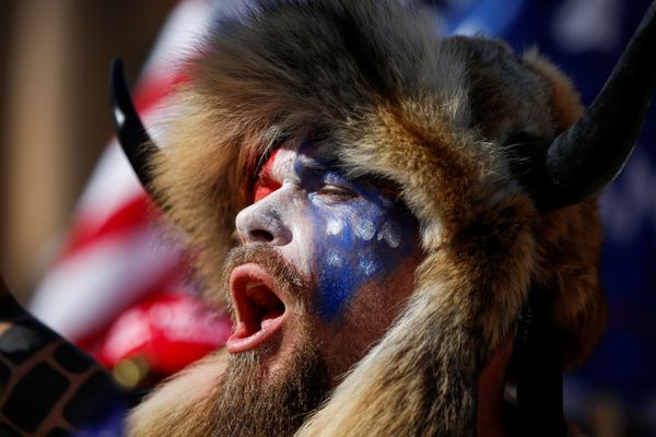 A supporter of US President Donald Trump attends a “Stop the Steal” protest after the 2020 US presidential election was called by the media for Democratic candidate Joe Biden, in front of the Arizona State Capitol in Phoenix, Arizona, US, November 7, 2020. - Sputnik International