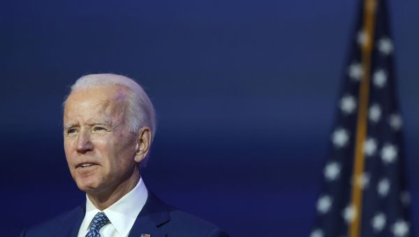 U.S. President-elect Joe Biden speaks to the media after receiving a briefing from the transition COVID-19 advisory board on November 09, 2020 at the Queen Theater in Wilmington, Delaware. Mr. Biden spoke about how his administration would respond to the coronavirus pandemic. U.S. President-elect Joe Biden speaks to the media after receiving a briefing from the transition COVID-19 advisory board on November 09, 2020 at the Queen Theater in Wilmington, Delaware. Mr. Biden spoke about how his administration would respond to the coronavirus pandemic. - Sputnik International