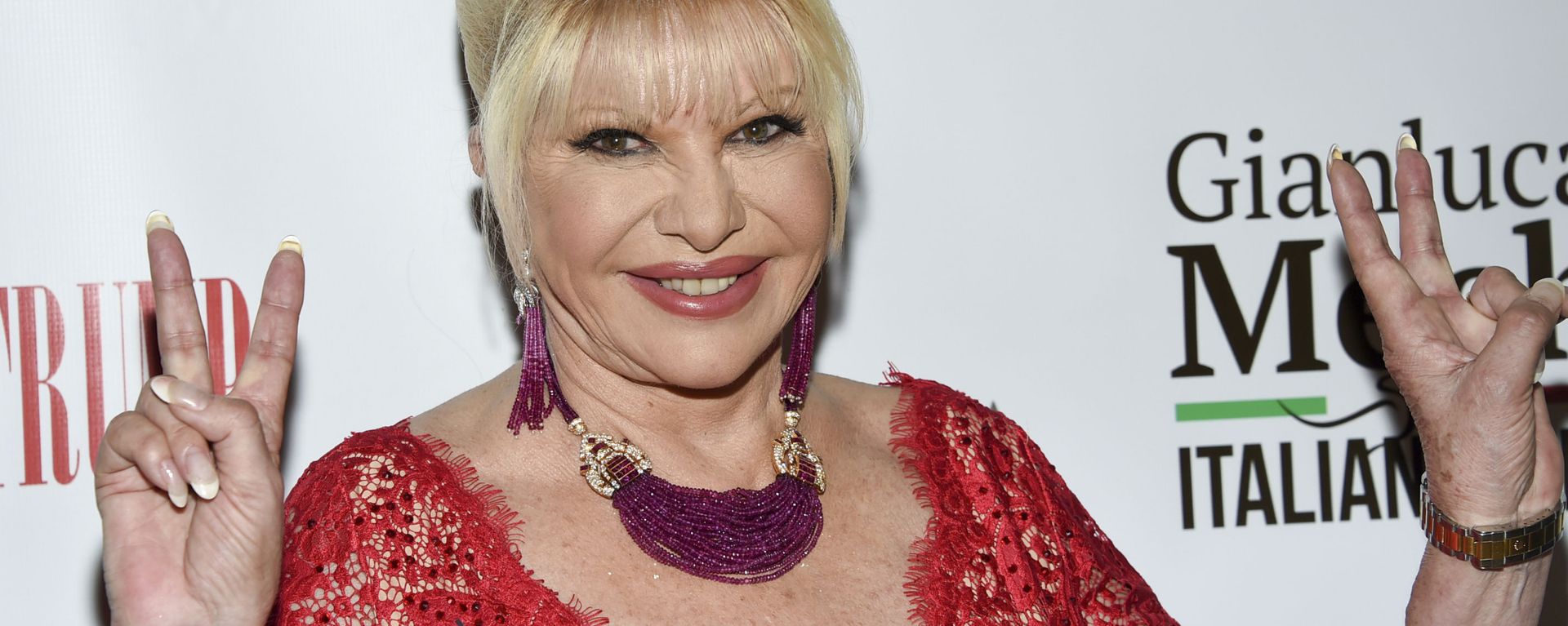 Ivana Trump announces the new Italiano Diet to stay healthy and fight obesity at the Oak Room at the Plaza Hotel on Wednesday, June 13, 2018, in New York - Sputnik International, 1920, 14.07.2022
