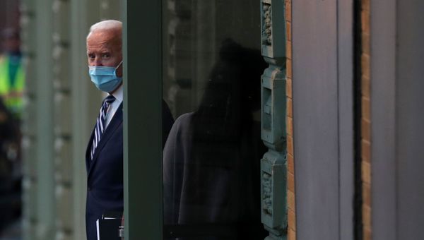 WILMINGTON, DELAWARE - NOVEMBER 10: U.S. President-elect Joe Biden leaves the Queen Theater where earlier in the day he addressed the media about the Trump Administration’s lawsuit to overturn the Affordable Care Act on November 10, 2020 in Wilmington, Delaware. Mr. Biden also spoke about his plan to expand access to quality, affordable health care - Sputnik International