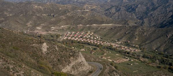 A view shows a settlement in the region of Nagorno-Karabakh, November 10, 2020. - Sputnik International