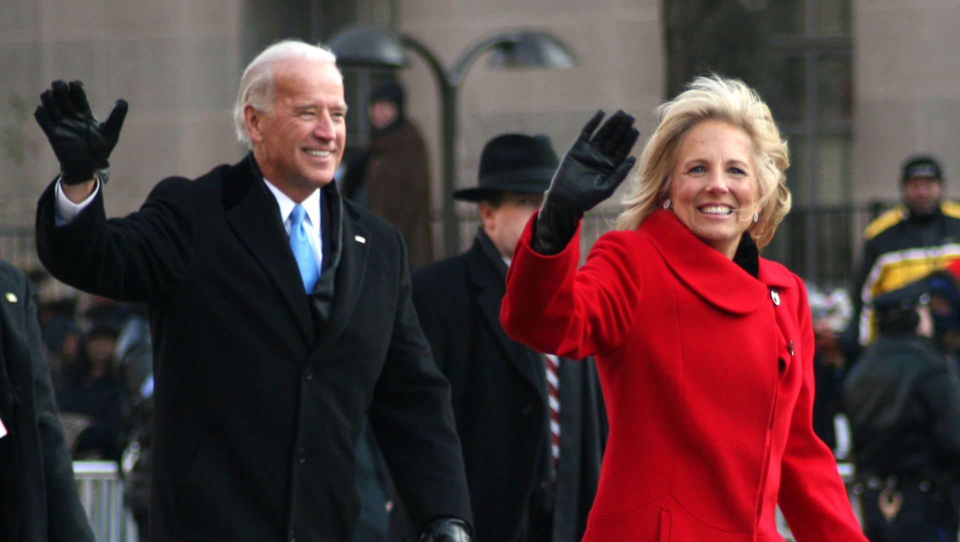 President Joe Biden and his wife Jill walk along Pennsylvania Avenue on Tuesday, 20 January 2009, in Washington, DC, US, during Barack Obama's inaugural parade. President Joe Biden and his wife Jill walk along Pennsylvania Avenue on Tuesday, 20 January 2009, in Washington, DC, US, during Barack Obama's inaugural parade. - Sputnik International, 1920, 11.06.2021