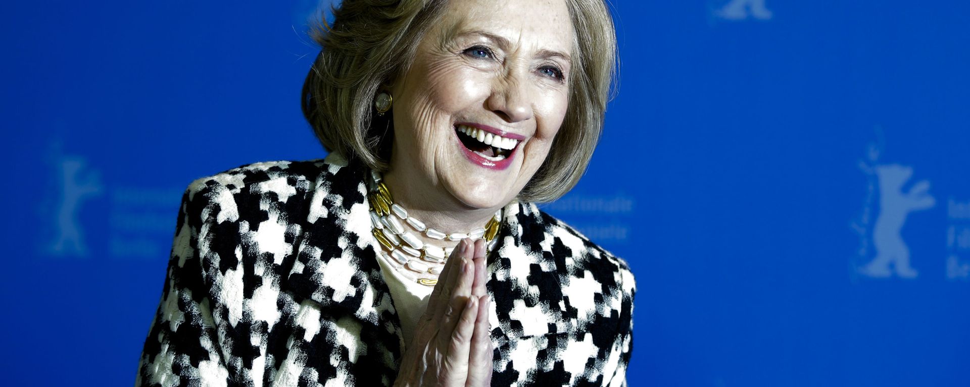 Former US Secretary of State, Hillary Clinton, poses for the photographers during a photo-call for the film 'Hillary' ' during the 70th International Film Festival Berlin, Berlinale in Berlin, Germany, Tuesday, Feb. 25, 2020 - Sputnik International, 1920, 25.03.2021